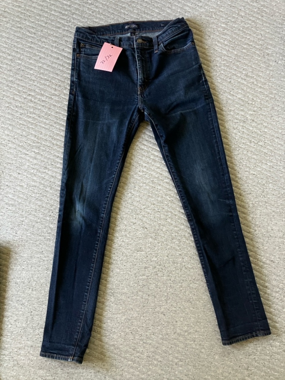 J. Crew Men’s Slim Jeans in Dark Indigo